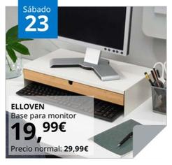 Oferta de Elloven - Base para monitor  por 19,99€ en IKEA