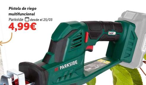 Oferta de Parkside - Pistola De Riego Multifuncional por 4,99€ en Lidl