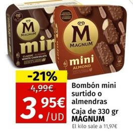 Oferta de Magnum - Bombón Mini Surtido por 3,95€ en Maskom Supermercados