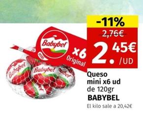 Oferta de Babybel - Queso Mini por 2,45€ en Maskom Supermercados