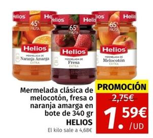 Oferta de Helios - Mermelada Clásica De Melocotón por 1,59€ en Maskom Supermercados