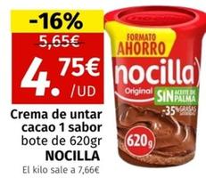 Oferta de Nocilla - Crema De Untar Cacao por 4,75€ en Maskom Supermercados