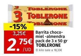 Oferta de Barrita Choco- Miel-almendra por 2,75€ en Maskom Supermercados