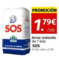 Oferta de Sos - Arroz Redondo por 1,79€ en Maskom Supermercados