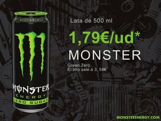 Oferta de Monster - Green Zero por 1,79€ en Maskom Supermercados