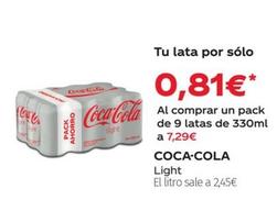 Oferta de Coca-cola - Light por 0,81€ en Maskom Supermercados