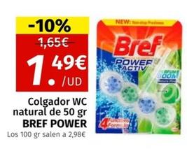 Oferta de Bref - Colgador Wc Natural por 1,49€ en Maskom Supermercados