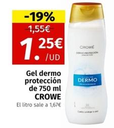 Oferta de Crowe - Gel Dermo Protección por 1,25€ en Maskom Supermercados
