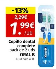 Oferta de Oral B - Cepillo Dental Complete por 1,99€ en Maskom Supermercados