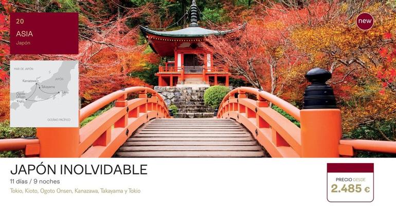 Oferta de Viajes a Japón en Tui Travel PLC