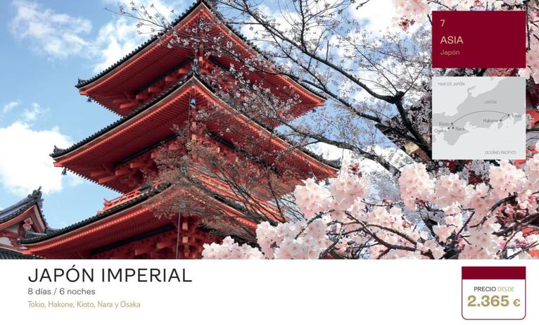 Oferta de Japón Imperial por 2365€ en Tui Travel PLC