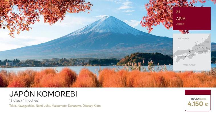 Oferta de Japón Komorebi por 4150€ en Tui Travel PLC