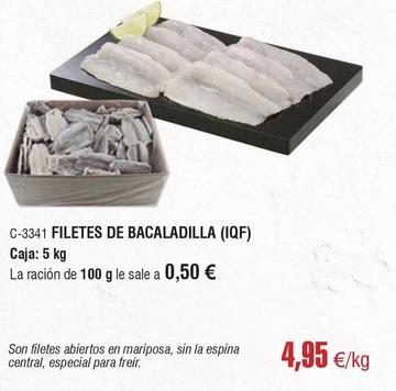 Oferta de Abordo - Filetes De Bacaladilla por 4,95€ en Abordo