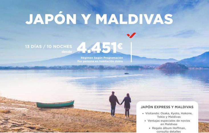 Oferta de Japón Y Maldivas por 4451€ en Halcón Viajes