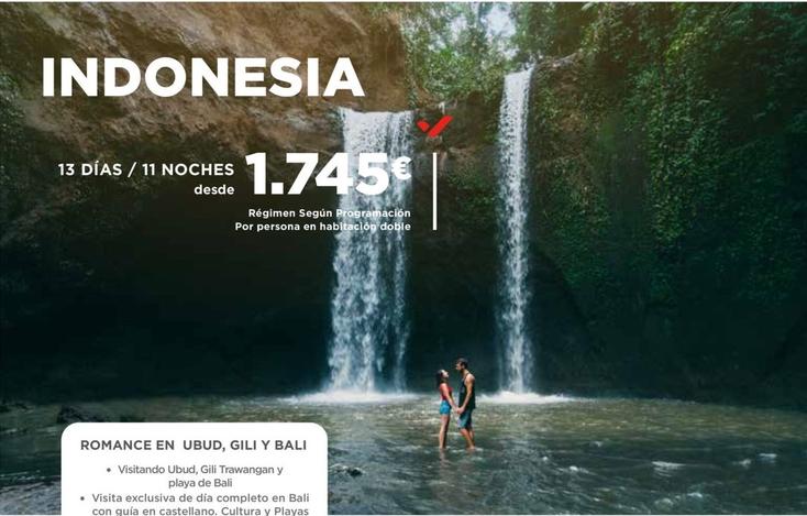 Oferta de Indonesia por 1745€ en Halcón Viajes