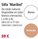 Oferta de Silla 'Maribel' por 59€ en BAUHAUS