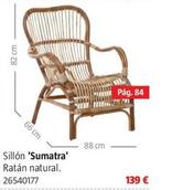 Oferta de Sillón 'Sumatra' por 139€ en BAUHAUS