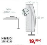Oferta de Parasol por 19,99€ en BAUHAUS