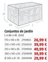 Oferta de Conjuntos De Jardin por 26,99€ en BAUHAUS