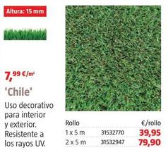 Oferta de Cesped Artificial Chile  por 7,99€ en BAUHAUS