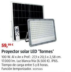Oferta de Proyector Solar LED 'Tormes' por 59,99€ en BAUHAUS