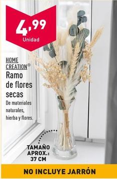 Oferta de Home Creation - Ramo De Flores Secas por 4,99€ en ALDI