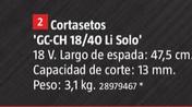 Oferta de Einhell - Cortasetos Gc-ch 18/40 Li Solo por 69,95€ en BAUHAUS
