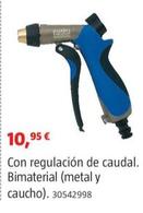 Oferta de Pistola De Limpieza Con Regulacion De Caudal por 10,95€ en BAUHAUS