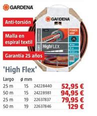 Oferta de Gardena - Mangueras 'High Flex' por 52,95€ en BAUHAUS
