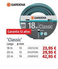 Oferta de Gardena - Mangueras 'Classic' por 23,95€ en BAUHAUS