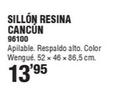 Oferta de Sillon Resina Cancun por 13,95€ en Ferrcash