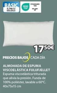 Oferta de Almohada por 17,5€ en JYSK