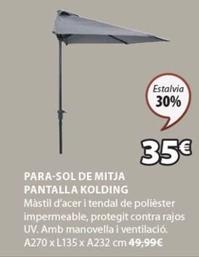 Oferta de Paraguas por 35€ en JYSK