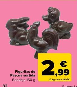 Oferta de Figuritas De Pascua Surtida por 2,99€ en Carrefour
