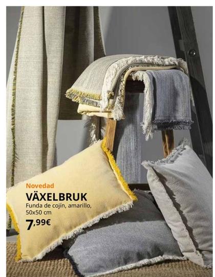 Oferta de Växelbruk Funda De Cojín, Amarillo por 7,99€ en IKEA