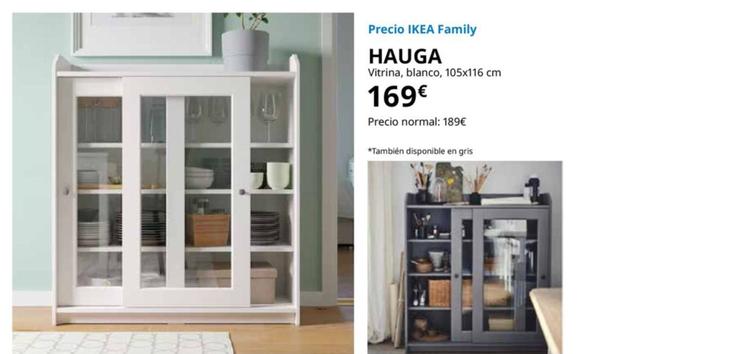 Oferta de Ikea - Hauga Vitrina, Blanco por 169€ en IKEA