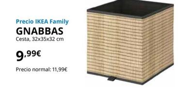 Oferta de Ikea - Gnabbas Cesta por 9,99€ en IKEA