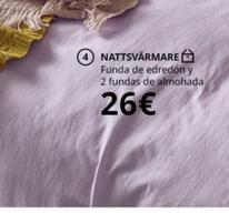 Oferta de Ikea - Funda De Edredón Y 2 Fundas De Almohada 2 por 26€ en IKEA
