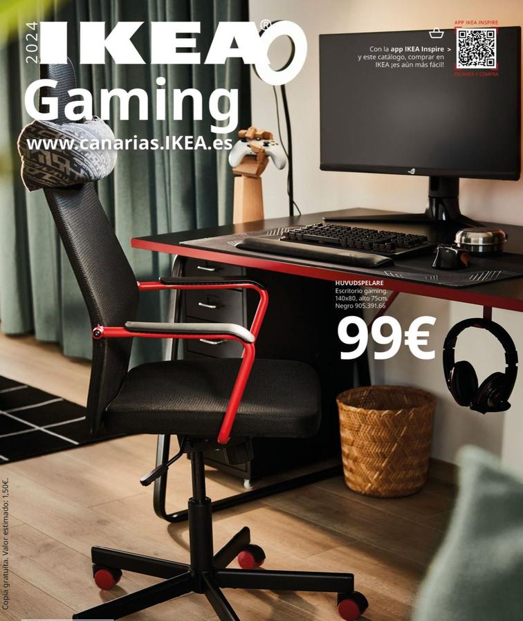 Oferta de Escritorio Gaming. por 99€ en IKEA