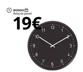 Oferta de Reloj De Pared por 19€ en IKEA