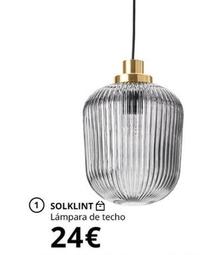 Oferta de Solklint - Lámpara De Techo por 24€ en IKEA