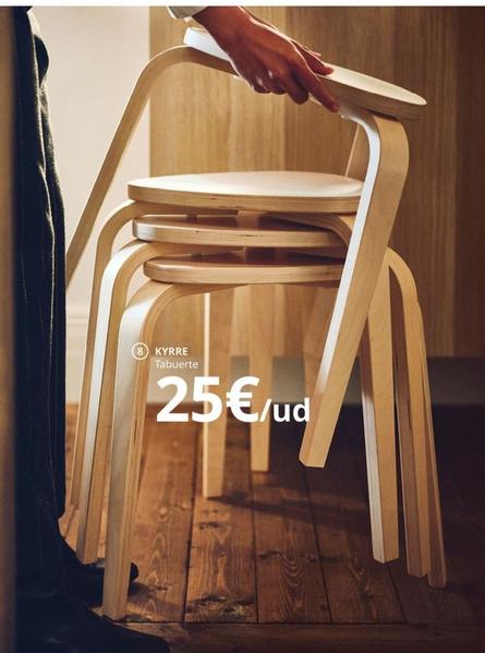 Oferta de Kyrre Taburete por 25€ en IKEA