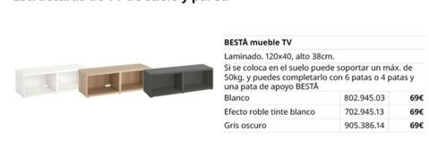 Oferta de Ikea - Mueble Tv por 69€ en IKEA