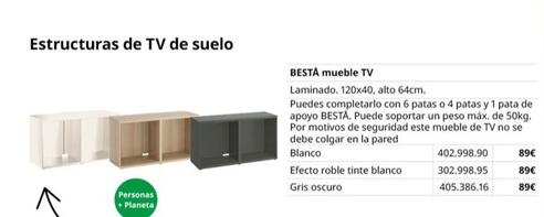 Oferta de Ikea - Mueble Tv por 89€ en IKEA