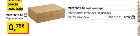 Oferta de Caja con tapa por 0,75€ en IKEA