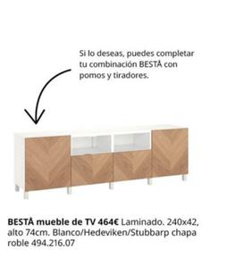 Oferta de Ikea - Mueble De Tv por 464€ en IKEA