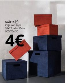 Oferta de Caja con tapa por 4€ en IKEA