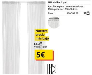 Oferta de Visillos por 5€ en IKEA