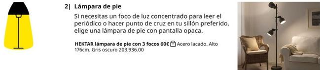 Oferta de Ikea - Lámpara De Pie por 60€ en IKEA