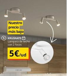 Oferta de Lámpara de techo por 5€ en IKEA